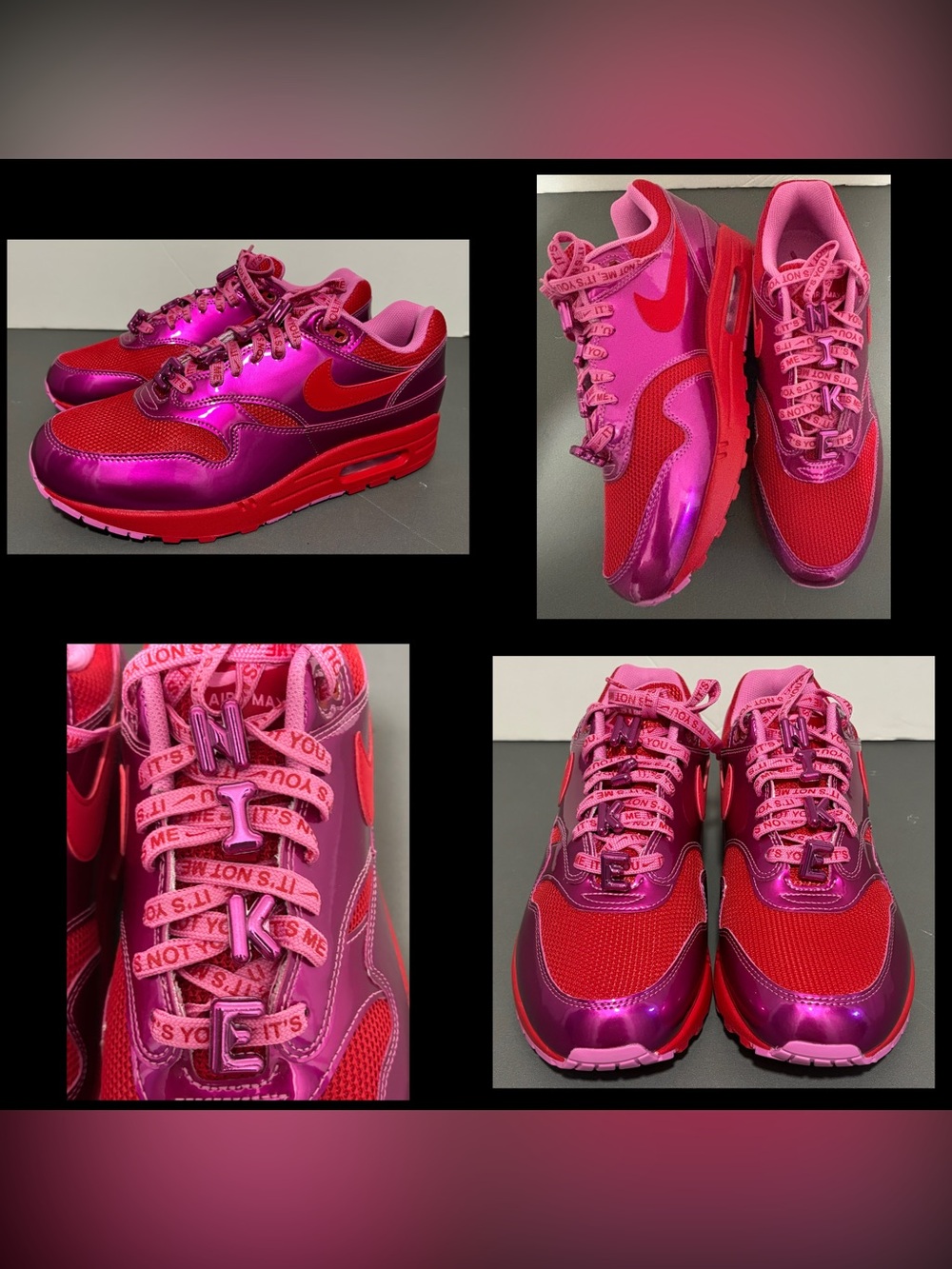 Nike Air Max 1 PRM Valentines Day Pack  Pink & Red Men’s sz 11 NEW NO Box